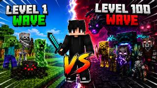 Details LEVEL 1 VS LEVEL 100 MINECRAFT WAVES Update