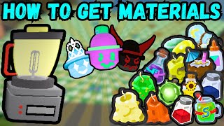How To Get Materials In Bee Swarm Simulator! | Bee Swarm Simulator