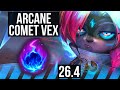 VEX vs YASUO (MID) | Arcane Comet, 48K damage | EUW Master | 26.4