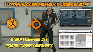 CARA MEMBUAT ANIMASI 3D FF JOGET DI BLENDER 2.90 || 10 MENIT LANGSUNG JADI