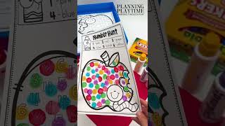 Number Hunt Fall Fun Worksheets | Apple & Acorn