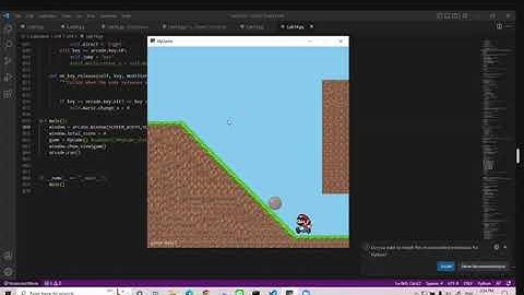 ผลงานProjectสร้างเกมของน้องภูผา  (Game Creator with Python ) #pythonforkids