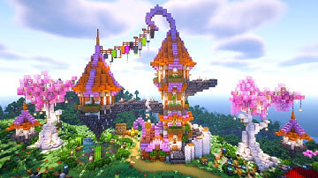 Minecraft | How to Build a Wizard Tower Tutorial