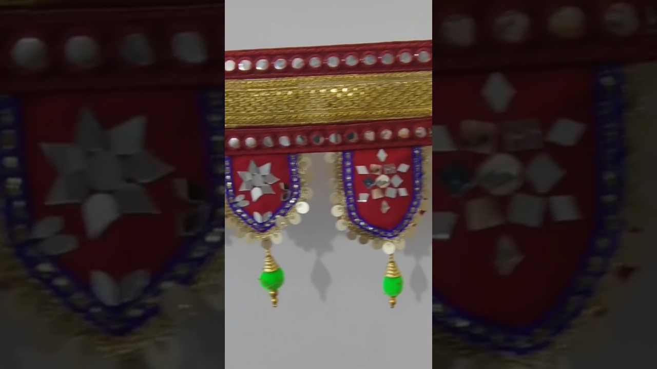 Diwali decoration /gate toran /mirror designing#shorts#short speed#Payal video