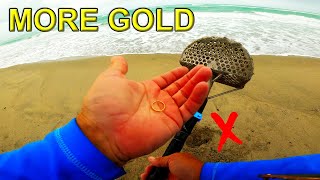 Finding Gold On The Beach Metal Detecting! Treasure Hunting On The Beach.