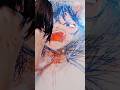 【風呂場アート】自宅のお風呂に全力でイラスト描いてみたら…【BathroomDrawing】本編の完成作も見てねー！！#illustration #painting #japaneseart