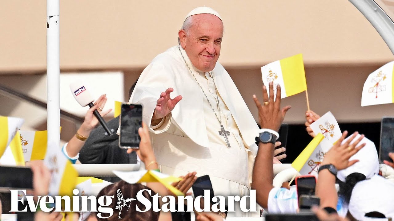 Thousands pack Bahrain national stadium for Pope’s main Mass