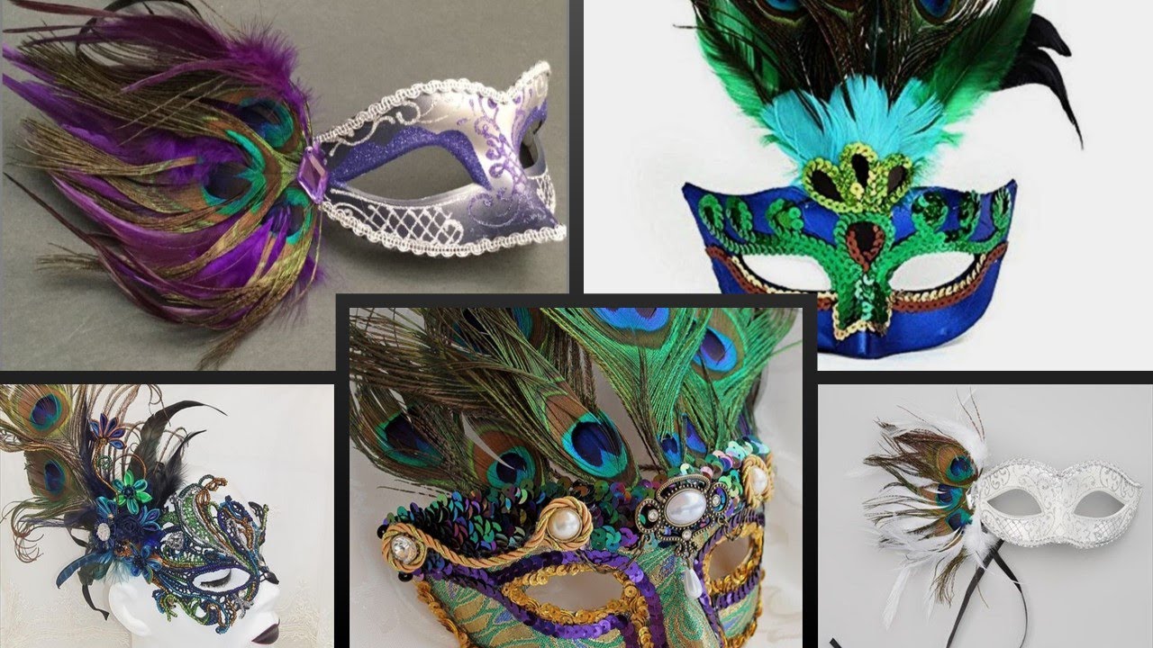 Peacock Feather Mask