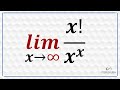 Limit of x over  xx as x goes to infinity