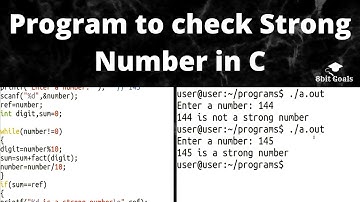 Program to check Strong Number in C |Tamil