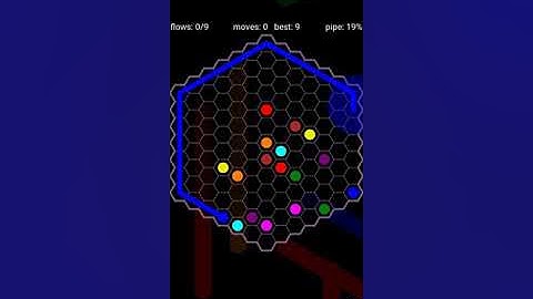How To Solve Flow Free Hexes Premium 13x13 Mania Level 129 Board Walk Through Solution Walkthrough