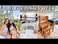 College finals week as a freshman business major  moving out  villanova university