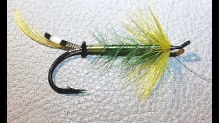 Fly Tying - Tying the Green Highlander salmon fly part 1/2 with Jonas  Andersson 