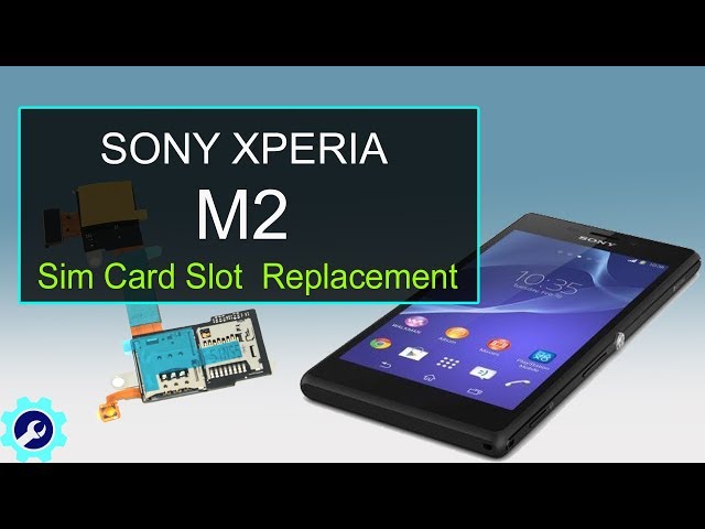 Lettore Di Schede SIM Originale Per Sony Xperia M2 &ndash; Compatibile D2302, D2303, D2305, D2306, D2403, D2406