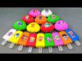 Rainbows CLAY Coloring 🌈 Picking Baby Shark, Pinkfong! Satisfying ASMR Videos