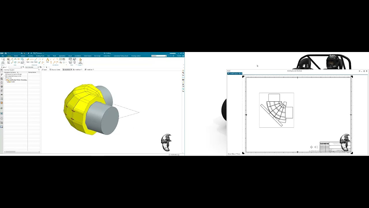 Dual Monitors Modeling Drafting Env - YouTube
