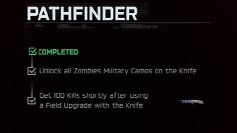 How to Get 100 Kills After Using a Field Upgrade on the Knife #BlackOps7 #Zombies #CallofDuty