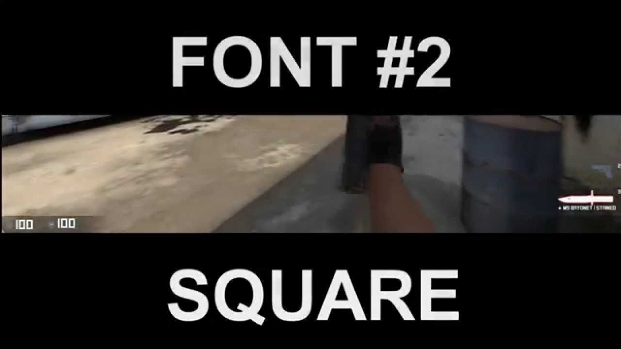 how to get cs go fonts
