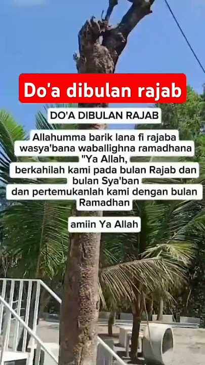 doa dibulan Rajab
