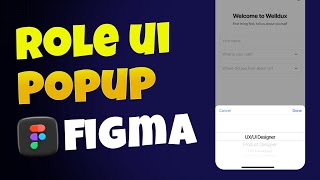 How to Design a Popup in Figma | Beginner UI/UX Tutorial for Mobile Apps