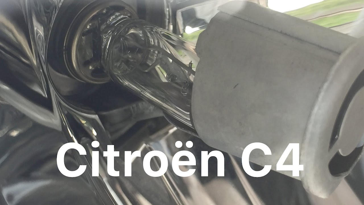Citroën C4 Dip Beam Bulb Remove and Replace - YouTube