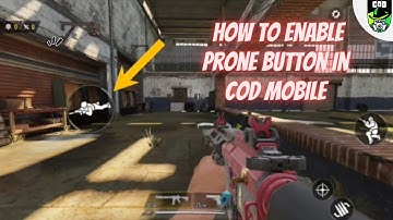 How to enable prone button in cod mobile|call of duty mobile|codm|season 6|Mythic templer features