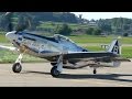P-51 Mustang * Lucky Lady VII * Warm-Up ✈︎ Low Pass  ✈︎ Amazing Merlin Sound!