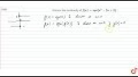 IIT JEE CONTINUITY AND DIFFERENTIABILITY Discuss the continuity of `f(x)=sgn(x^2-2x+3)`