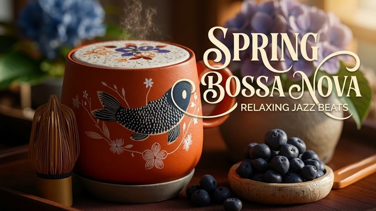Cream Coffee Bossa ~ Мягкий весенний босса-нова джаз для уютного утра в кофейне ☕