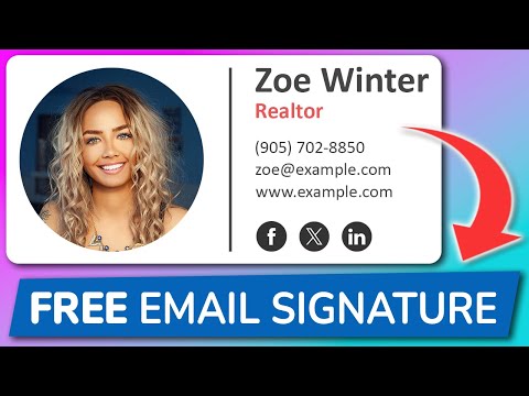 How to Create a FREE Email Signature (In Just 2 Minutes)