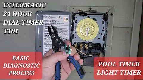 Intermatic 24 Hour Dial Timer T101 Basic Diagnostic Process #t101 #dialtimer