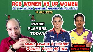 RCB-W vs UP-W Today Match Analysis | RCB W vs UPW W Dream11 Prediction | WPL 2026 5th Match Today screenshot 4