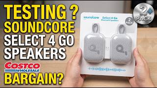 Testing Sound Core Select 4 Go Speakers From Costco | #costcoproducts #productreview  