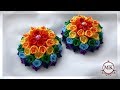 Радужные цветы из лент. Канзаши. МК. / DIY. Flowers. Rainbow. Kanzashi.