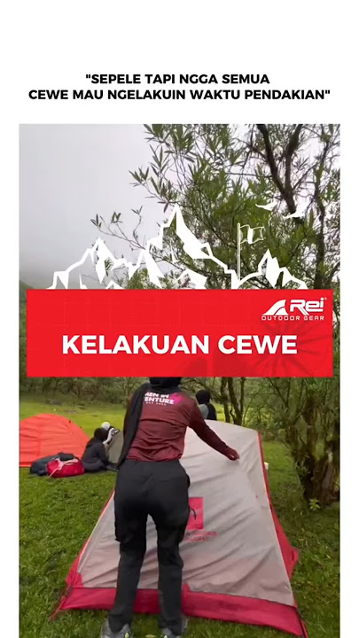 It's better to lie down if you're a woman #areioutdoorgear #climber #arei #hiking #mountainclimber