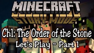Minecraft Story Mode Let's Play Episode 1 Part 1: The Order Of The Stone (bonus Happy) Minecraft Story Mode Let's Play Episode 1 Part 1: The Order Of The Stone (bonus Happy)