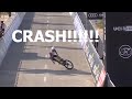 Big crash at finish uae tour 2021 antonio tiberi trek cycling tt