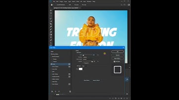 Outline text Effect in Photoshop #shorts