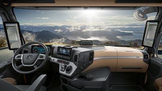 2023 Mercedes Actros INTERIOR (cabin) - Luxury Bedroom on wheels!