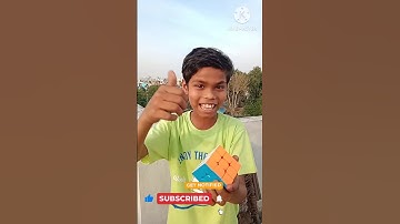 Solve a cube in (magic trick) #india #speedcubing #kingofcubers #shorts