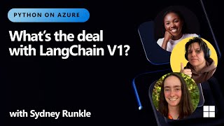 What’s the deal with LangChain V1? (feat. Sydney Runkle, open source dev @LangChainAI)