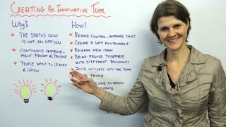 Creating an Innovative Team - Leadership Training