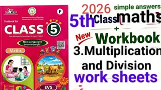 #5thmaths3.multipliation and division with simpleanswers#multiplication and division all workSheets  Guía