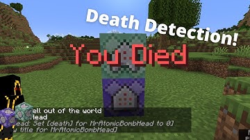 How To Detect When a Player Dies in Minecraft Using Commands