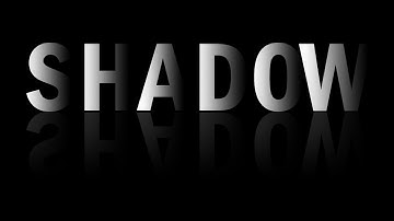 Create a Powerful, Dramatic, Deep, Overlapping Shadow Text Effect with Reflection in Photoshop