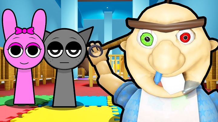SPRUNKI GRAY AND SPRUNKI PINKI ESCAPE BABY BOBBYS DAYCARE IN ROBLOX