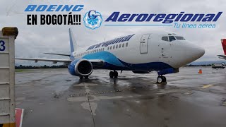 AEROREGIONAL TU LINEA AEREA EN BOGOTÁ!!! | BOEING 737-500 EN ELDORADO
