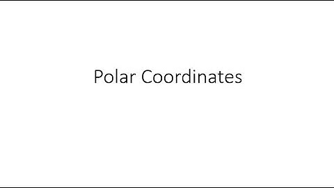 1060 TICE 11.4a Polar Coordinates video one
