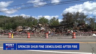 Aftermath of Spencer Shur Fine Fire