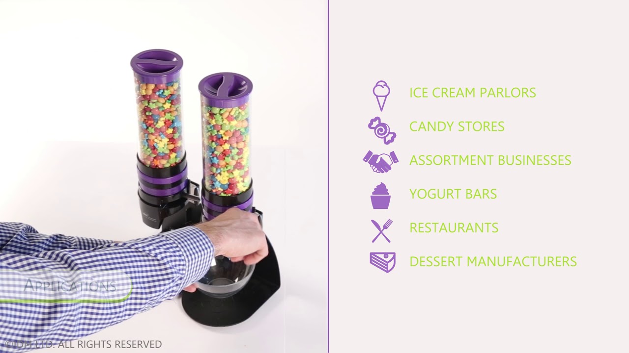Click Topping Dispenser Ice Cream Topping Dispenser YouTube